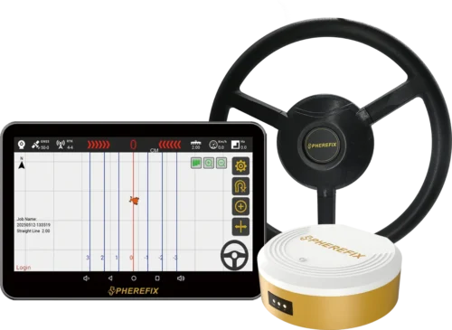 Buy best SphereFix SAG10 autonomous GNSS auto-steering system for tractors in India by tronex