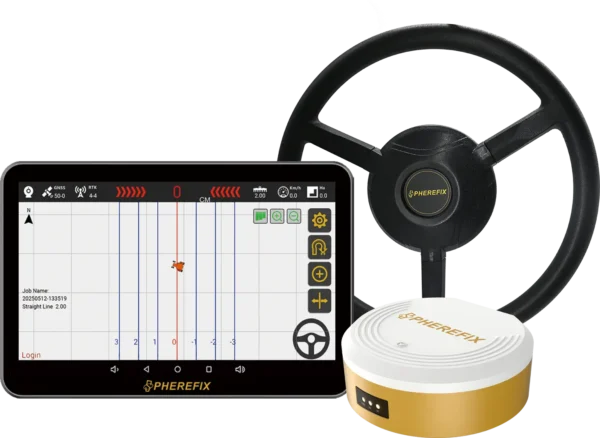 Buy best SphereFix SAG10 autonomous GNSS auto-steering system for tractors in India by tronex